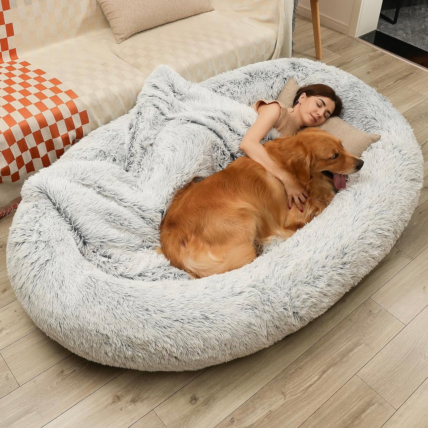 SNOOZLE™ Human Dog Bed