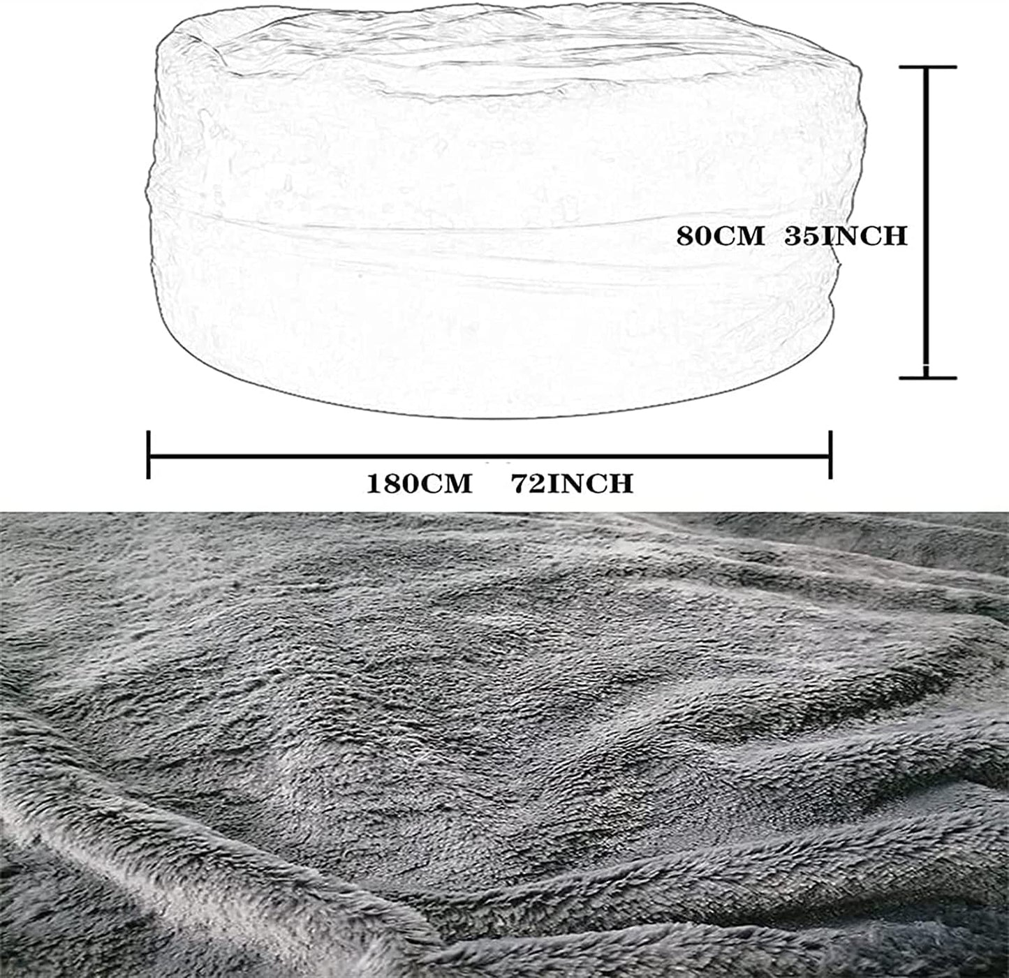 CloudSeat™ Oversized Bean Bag